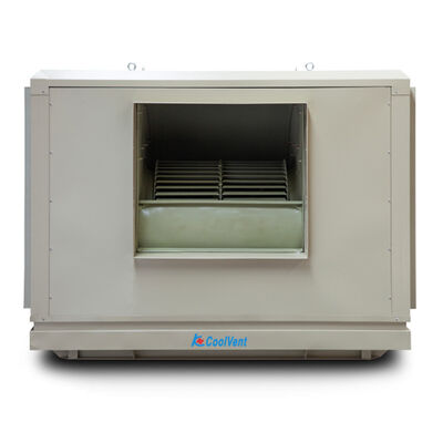 Tipo centrífugo industrial montado tejado refrigerador de aire 60000M3/H 15kW de la fan del refrigerador evaporativo