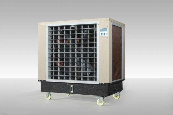 Refrigerador de aire de acero inoxidable de la cafetería 85Kg Movale con el funcionamiento de la rueda