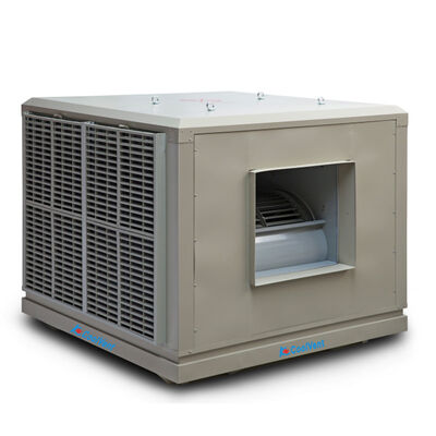 Tipo centrífugo industrial montado tejado refrigerador de aire 60000M3/H 15kW de la fan del refrigerador evaporativo