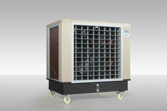 Refrigerador de aire de acero inoxidable de la cafetería 85Kg Movale con el funcionamiento de la rueda