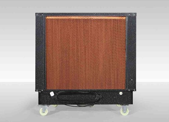 0.37kw refrigerador de aire de acero inoxidable del negro móvil del refrigerador evaporativo 120L para el taller