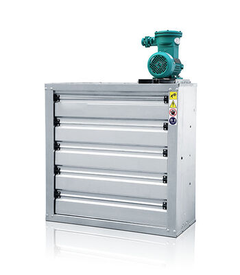 extractores del invernadero 0.37kW, fan de ventilación de presión negativa 160Pa