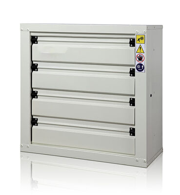 extractores del invernadero 0.37kW, fan de ventilación de presión negativa 160Pa