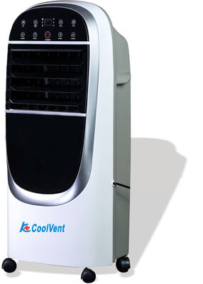 Velocidad del viento portátil del flujo axial 8 del refrigerador de aire de la refrigeración por agua 589 CFM 130W